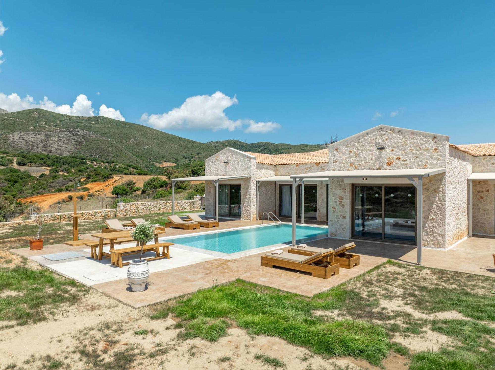 Pantheon Luxury Villas Skala  Exterior foto